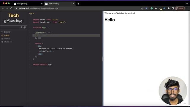React JS Playground අලුත්ම Update එක :) | techiskole.lk | Sinhala смотреть онлайн