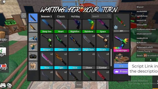 Murder Mystery 2 Unlock All Skins Script Pastebin | MM2 Script Hack смотреть онлайн