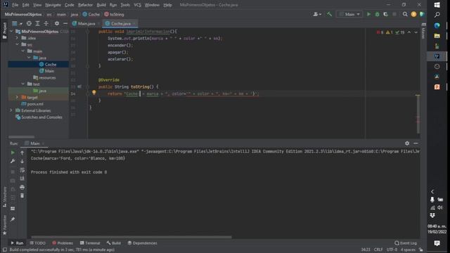 6. POO - Usando método toString para sacar información del objeto coche смотреть онлайн