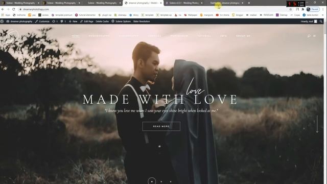 Tutorial install template wordpress Solene Photography nulled versi premium смотреть онлайн