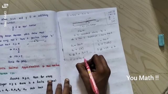 Theorem 1.20 -Apostol's Mathematical Analysis | Finite Decimal Approximation of Real Numbers | Tami смотреть онлайн