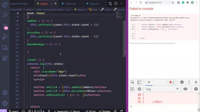 WEEK-4: Functional Programming, Class Based Components, State, Event Handling, Form data смотреть онлайн