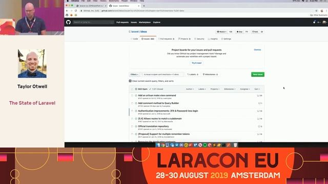 The State of Laravel by Taylor Otwell смотреть онлайн