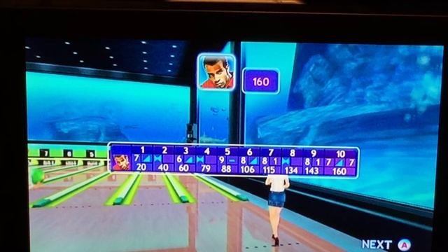 Midnight Bowling Gameplay On My Second Wii смотреть онлайн