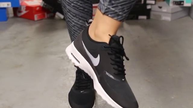 Womens Nike Air Max Thea "Wolf Grey/Black" On-Feet Video at Exclucity смотреть онлайн