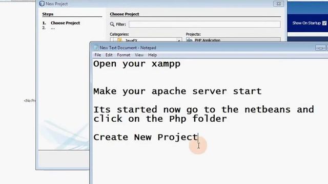 PHP configuration in NETBEANS using XAMPP смотреть онлайн