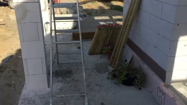 Столбы из газобетона с ЖБ СТЕРЖНЕМ!!! смотреть онлайн