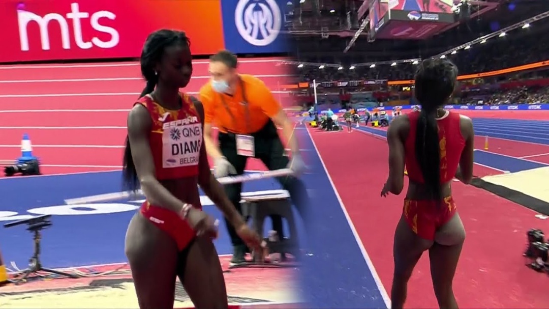 Fatima Diame - прыжки в длину Белград 2022 смотреть онлайн