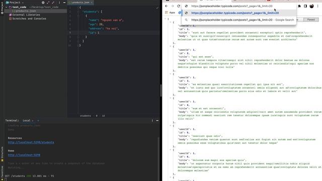 Tự tạo API bằng JSON-SERVER смотреть онлайн