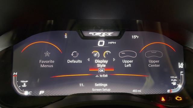 2023 Ram TRX digital gauge cluster tutorial смотреть онлайн