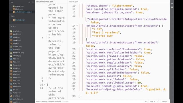 Brackets Extensions - Indent - Guides смотреть онлайн