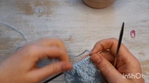 Узор спицами РОМБЫ, плотный узор, попетельный узор ромбы