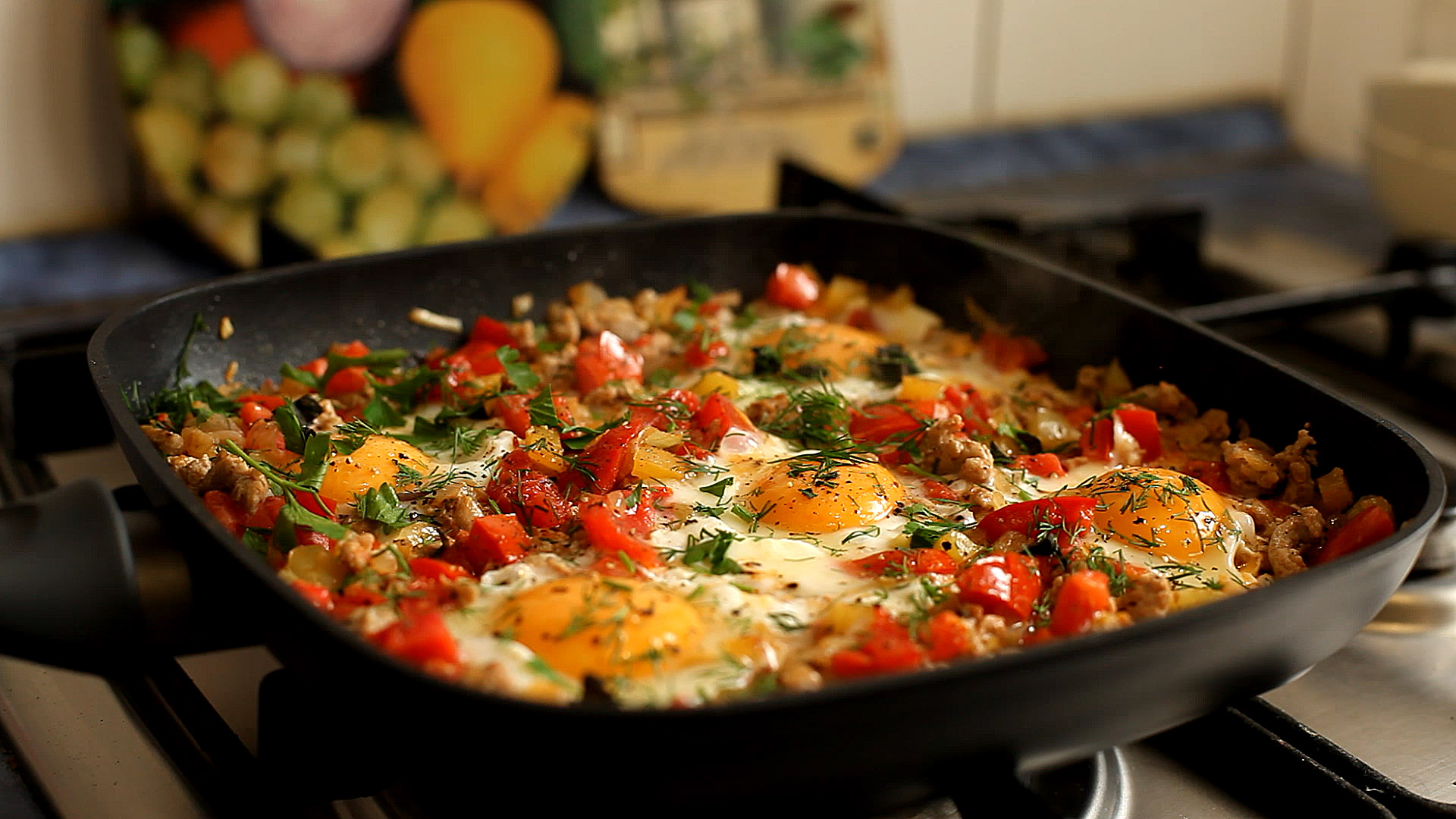 Яичница вот как надо готовить вкусно