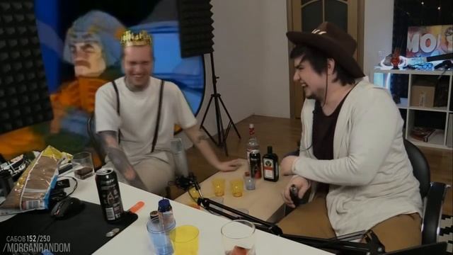 БУХЛОСТРИМ △ Сасидж и Морган △ СМЕШНЫЕ МОМЕНТЫ смотреть онлайн