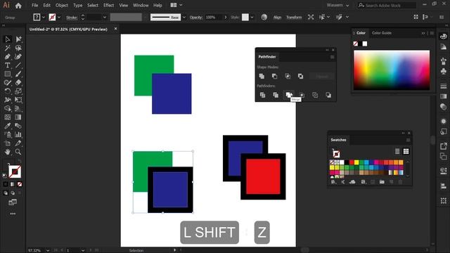 Pathfinder panel in Illustrator | Adobe illustrator Tutorial in Hindi Short Lesson - 57 смотреть онлайн