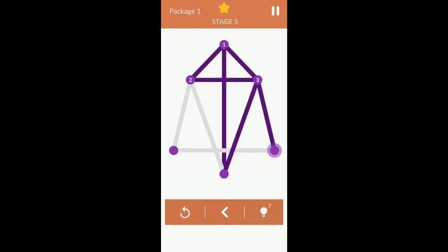 Continuous line puzzle - dots and lines puzzle game смотреть онлайн