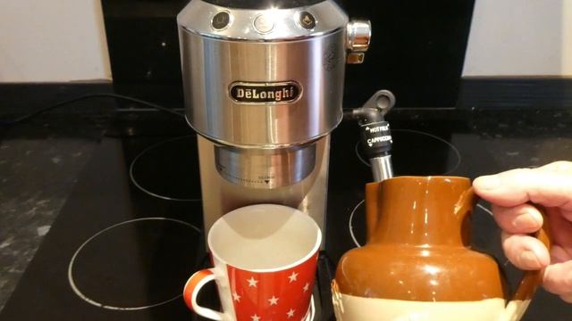 how to descale and clean a delonghi dedica EC685 pump espresso machine смотреть онлайн