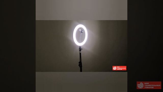 Кольцевая светодиодная лампа со штативом для профессиональной съемки Ring Fill Light смотреть онлайн
