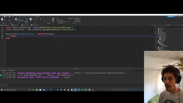 ROBLOX CODING TUTORIAL #12: BUY SYSTEM! (REMOTE FUNCTION) смотреть онлайн