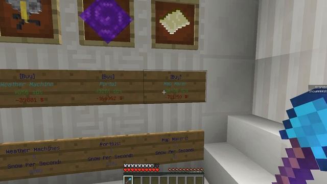 карта Minecraft ч.1 ( очень много снега) смотреть онлайн