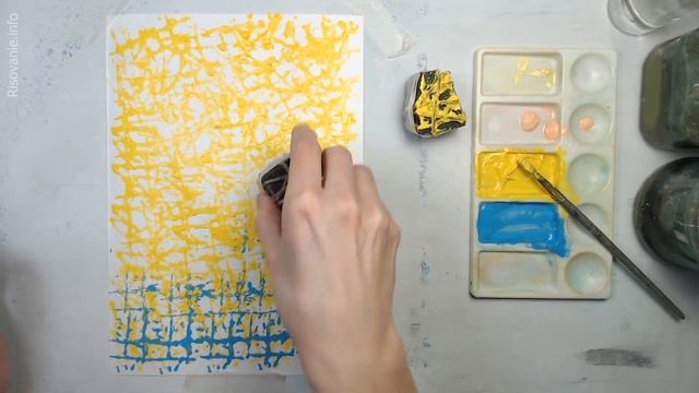 8. Как сделать фон при помощи... камня и веревки? Рисуем силуэт жирафа на необычном фоне смотреть онлайн