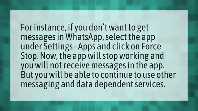 What will happen if I force stop WhatsApp? смотреть онлайн