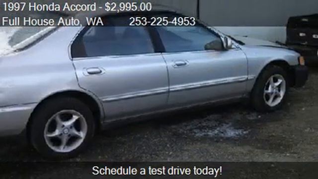 1997 Honda Accord EX sedan - for sale in Puyallup, WA 98371 смотреть онлайн