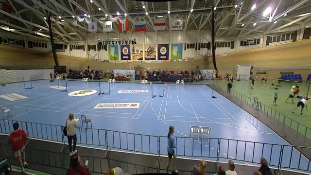 Лично-командное первенство России по бадминтону до 13 лет. Омск-2022. День 2 (Корт 3-5) смотреть онлайн