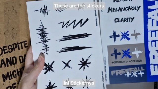 TXT 3rd Album FREEFALL Reality Version With Powerstation Lucky Draw Photocard Unboxing