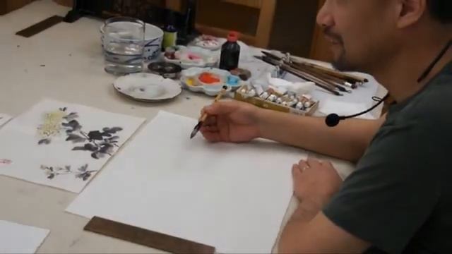 Chinese Painting Class Lesson 7 Trailer: Chrysanthemum and Rooster смотреть онлайн