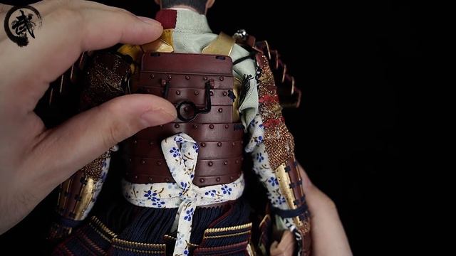 全身盔甲纯手工甲片编连，100%纯铜材质！【武哥分享】COOMODEL北条氏康 异色 1/6可动人偶 专业 评测 测评 硬核 开箱视频分享