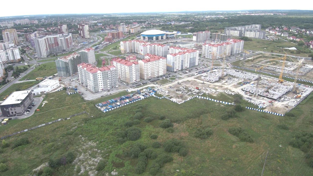 Аэросъемка мкр Сельма, мкр Первомайский, Спорткомплекс Янтарный, ул Согласия, ул Горького смотреть онлайн
