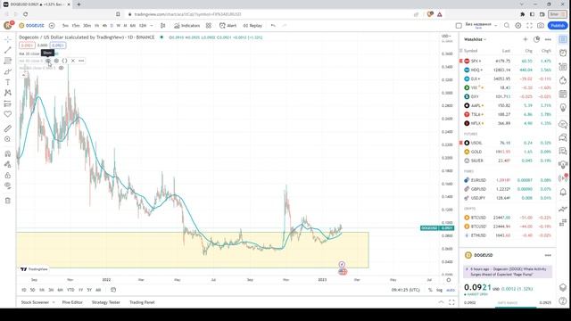 ? Технический анализ Догиойна (DOGE/USD) | 03.02.2023 смотреть онлайн