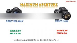 Sony DSC-HX400V vs Sony DSC-H400 (/B) (Straight to the point)