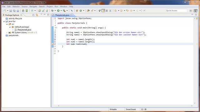 Java GUI Tutorial 1 - JOptionPane - Liebesprogramm смотреть онлайн