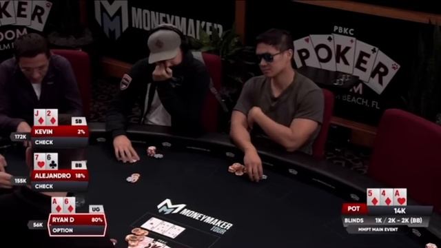 3-WAY ALL-IN at Chris Moneymaker's Feature Table for TOURNEY LIFE! смотреть онлайн