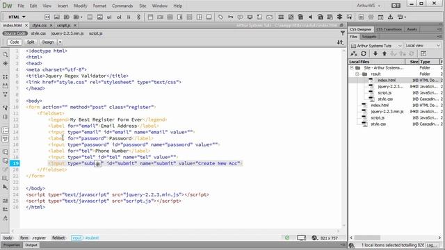 How To Make Regex Form Validation смотреть онлайн