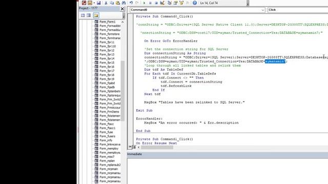 ms access front-end sql server back-end (relink tables and take backup via ms access) смотреть онлайн