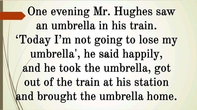 Engllish text ( 119) with audio "Umbrella" смотреть онлайн