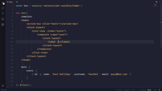 NativeScript and Vue.js смотреть онлайн