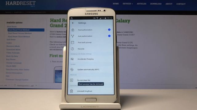 How to Unroot Samsung Galaxy Grand 2 - Remove Root Access смотреть онлайн