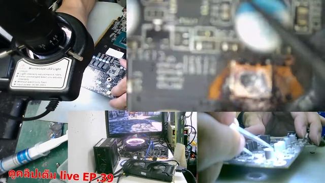 GALAX GTX1060 6GB (MOSFET MDU1514) ไหม้ ลายปริ้นทะลุ смотреть онлайн