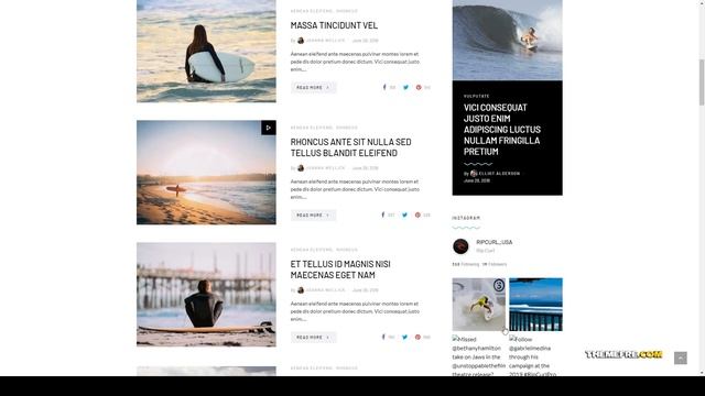 Ruri - Contemporary Blog and Magazine WordPress Theme смотреть онлайн