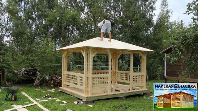 Беседка "Мини-шатер 3х4" смотреть онлайн