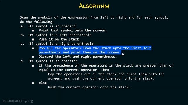 Application of Stacks (Infix to Postfix) - Part 6 смотреть онлайн