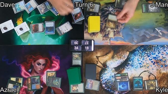 Commander Game - Go-Shintai, Aesi, Chatterfang, Omnath - EDH Format смотреть онлайн
