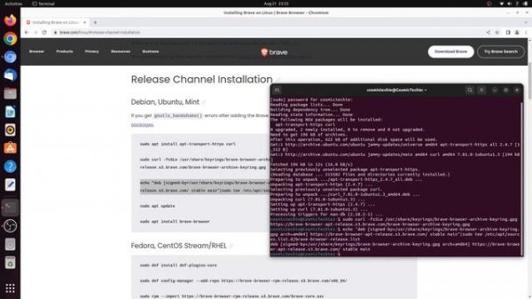 Install Brave Browser on Linux (Ubuntu 22.04)