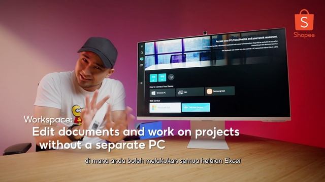 Shopee Review | Samsung M8 Smart Monitor First Impressions: Sleek Design With Smart TV Features