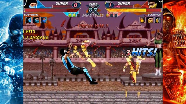 Sub Zero vs Scorpion M.U.G.E.N battle - The Sub-Zero vs Scorpion M.U.G.E.N battle series (part 7). смотреть онлайн