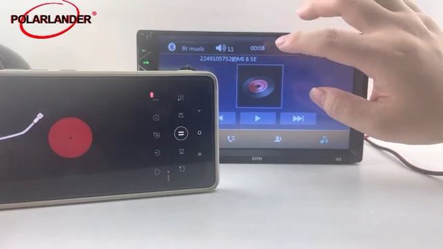 12V A6 7 inch TFT high-definition bluetooth MP5 player card U disk mobile phone смотреть онлайн